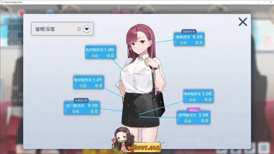 诱饵痴汉搜查官梨奈V1 探索场景 画面 1